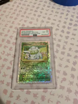 Pokemon TCG Bulbasaur Reverse Holo Card Legendary Collection 68/110 PSA 8 - Image 1