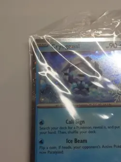 Cryogonal 047 SEALED 2025 Pokemon Surging Sparks Holiday Festive Stamp Card NM+ - Image 2