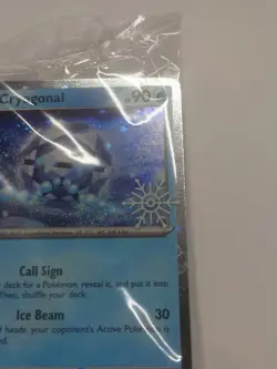 Cryogonal 047 SEALED 2025 Pokemon Surging Sparks Holiday Festive Stamp Card NM+ - Image 3