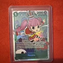One Piece TCG Perona OP12-034 English Legacy of the Master Foil Card NM - Image 1