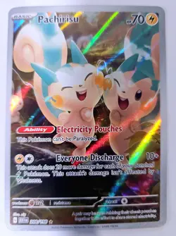 Pachirisu Illustration Rare 208/198 Scarlet & Violet Base Pokemon Card NM/M - Image 1