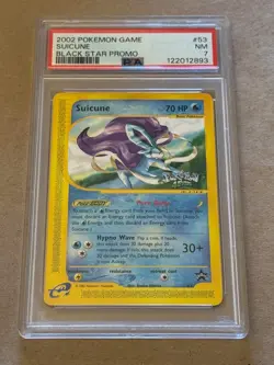 Suicune 53/53 Wizards Black Star Promo Pokemon card PSA 7 NM - Image 1