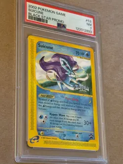 Suicune 53/53 Wizards Black Star Promo Pokemon card PSA 7 NM - Image 2