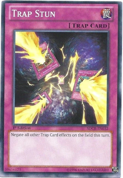 Trap Stun - SDCR-EN032 - Common - 1st Edition YuGiOh TCG Card - Image 1
