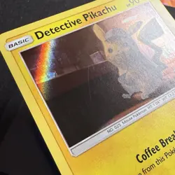 Pikachu - Detective Pikachu - SM190 - Holo Foil Rare - Pokemon Card - LP - Image 3