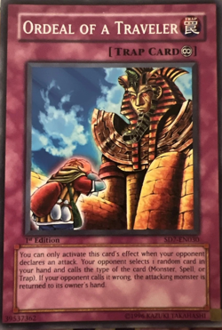 Ordeal of a Traveler - SD7-EN030 - 1st Edition - YuGiOh TCG Card - Image 1