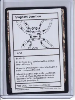 Spaghetti Junction Magic the Gathering Secret Lair MTG Test Card PROMO Atlanta - Image 1