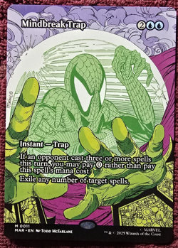 MTG Mindbreak Trap (Borderless) Marvel's Spider-Man: Eternal-Legal - MINT - Image 1