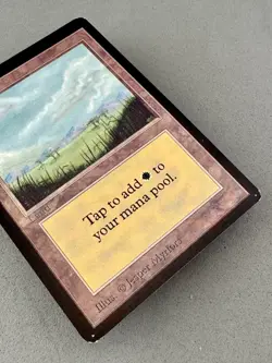 Limited Edition Beta MTG Plains (B)-MP Very Good-Magic the Gathering-White Spot - Image 4
