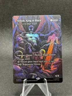 Venom, King in Black (Borderless Foil) MTG Marvel's Spider-Man - Image 1