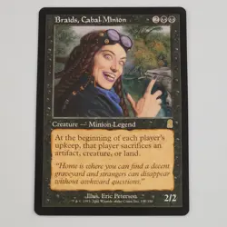 MTG Braids, Cabal Minion Odyssey (117/352) Regular Rare Magic the Gathering NM - Image 1