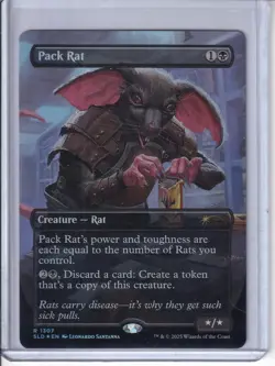 MTG Pack Rat (1307) *Rainbow Foil* MagicCon Atlanta FIAB MT/NM - Image 1