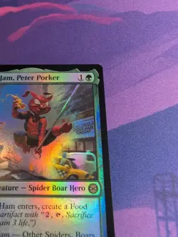 Spider-Ham, Peter Porker - #114 Foil - Marvel's Spider-Man - Mtg - Image 3