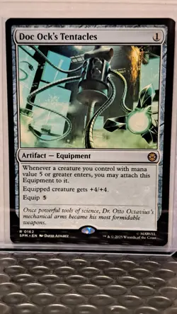 MTG Spider-Man - Doc Ock's Tentacles #162 (Rare Artifact) - Image 1