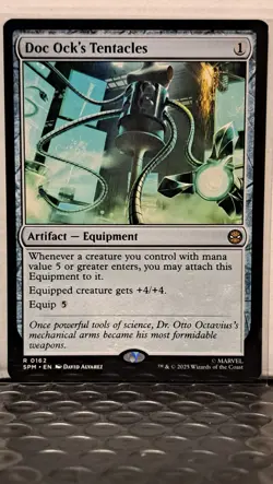 MTG Spider-Man - Doc Ock's Tentacles #162 (Rare Artifact) - Image 2