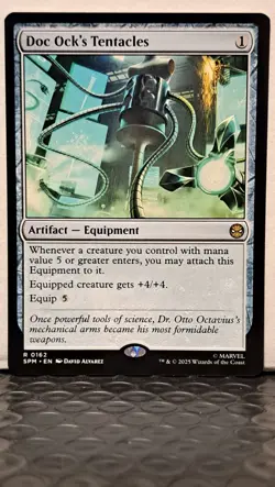 MTG Spider-Man - Doc Ock's Tentacles #162 (Rare Artifact) - Image 3