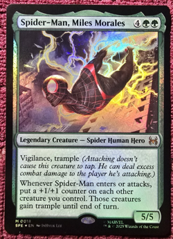 MTG Spider-Man, Miles Morales #18 Marvel’s Spider-Man: Eternal Legal (SPE) FOIL - Image 1