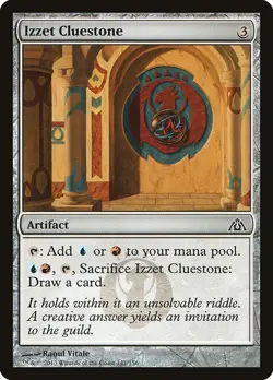Izzet Cluestone 4x FOIL DGM MTG Dragon's Maze Common MINT blue red artifact - Image 1