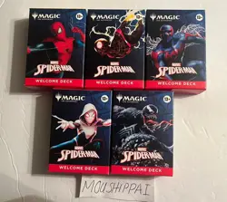 Magic the Gathering Marvel Spider-Man Welcome Deck Lot Of 5 SDCC MTG SEALED NIB - Image 2