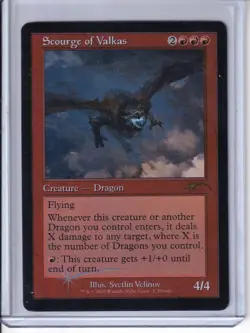 NM MTG RETRO FOIL SCOURGE OF VALKAS SECRET LAIR PROMO FESTIVAL IN A BOX ATLANTA - Image 1