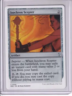 Isochron Scepter Mystery Booster 2 96 LP x1 MTG Magic: the Gathering - Image 1