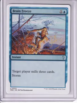 MTG Magic the Gathering Brain Freeze (24/390) Mystery Booster 2 LP - Image 1
