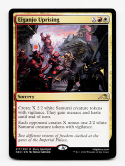 Eiganjo Uprising [Kamigawa Neon Dynasty] MTG Magic *LP* 🔥⚪ - Image 1
