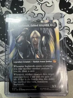 Sephiroth, Fabled Soldier (Borderless 0317) Final Fantasy - NM MTG - Image 1