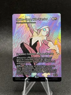 Spider-Gwen, Web-Warrior - Marvel (MAR) #24 NM Borderless Foil MTG - Image 1