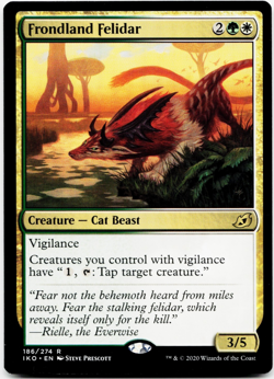 Frondland Felidar [Ikoria: Lair of Behemoths] MTG Magic 🌳⚪ - Image 3
