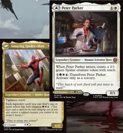Peter Parker / Amazing Spider-Man Commander Deck Magic MTG Magic EDH Custom - Image 1