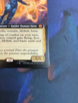 Cosmic Spider-Man Extended Spider-Man Mythic NM MTG - Image 2
