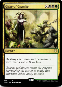 Gaze of Granite [Commander 2021] MTG Magic 💀💀🌳 - Image 3