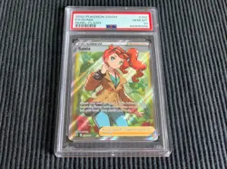 2020 POKEMON SWSH #192 FA / SONIA *REBEL CLASH PSA 10 GEM MINT* - Image 1