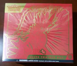 Pokemon Scarlet & Violet Base Elite Trainer Box ETB (Red) - Sealed - English - Image 1