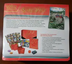 Pokemon Scarlet & Violet Base Elite Trainer Box ETB (Red) - Sealed - English - Image 2