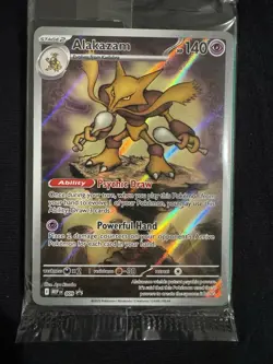 Pokemon Mega Evolution - Alakazam 009 Elite Trainer Box Black Star Promo Sealed - Image 1