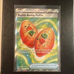 Buddy-Buddy Puffin 167/132 Mega Evolution Full Art Trainer Pokemon TCG NM - Image 1