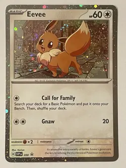 Pokemon TCG Eevee Black Star promo SVP 200 - Destined Rivals - Image 1