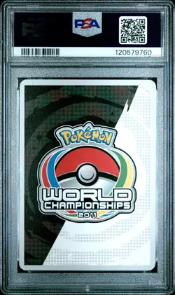 2011 POKEMON WORLD CHAMPIONSHIPS PROMO THE TRUTH DOUBLE COLORLESS ENERGY PSA 9 - Image 2