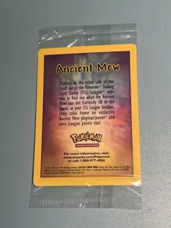 Ancient Mew AND All 3 Legendary Birds SEALED Pokemon The Movie Promo Cards - Image 5