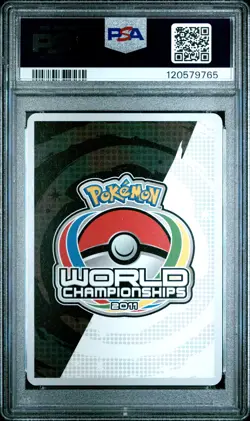 2011 POKEMON WORLD CHAMPIONSHIPS PROMO THE TRUTH #104 RAINBOW ENERGY PSA 8 - Image 2