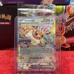 Umbreon Ex Eevee Ex Stamped Pokemon Prismatic Evolutions Surprise Box Sealed - Image 3
