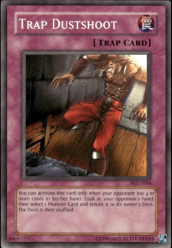 Trap Dustshoot PGD-049 COMMON YuGiOh TCG Card - Image 1