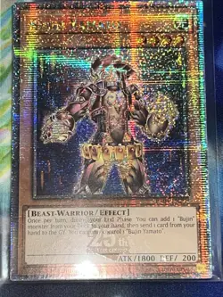 Yugioh- Bujin Yamato RA04-EN209 - Quarter Century Secret Rare - Near Mint - Image 1