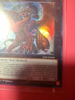 YUGIOH DISASTER DRAGON RULER OF ALL APOCALYPSES ALIN-EN049 ULTRA 1ST ED NM - Image 2