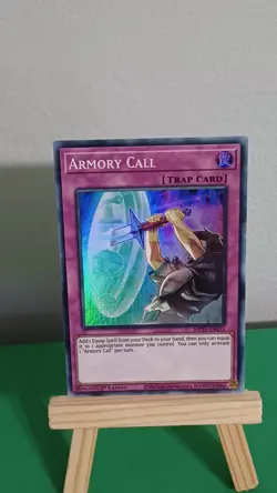 Yugioh Armory Call Trap Card MP21-EN031 Super Rare Tin Of Ancient Battles - Image 1