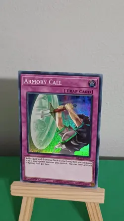 Yugioh Armory Call Trap Card MP21-EN031 Super Rare Tin Of Ancient Battles - Image 3