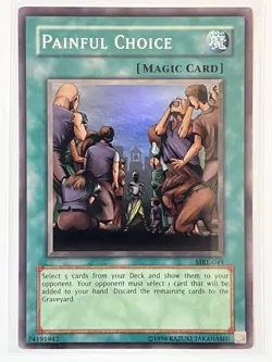 Painful Choice MRL-049 Holo Yugioh Rare Card NM/Mint - Image 1