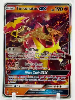 Turtonator GX - 18/145 - Ultra Rare - Guardians Rising - Pokemon Card -NM/M - Image 1